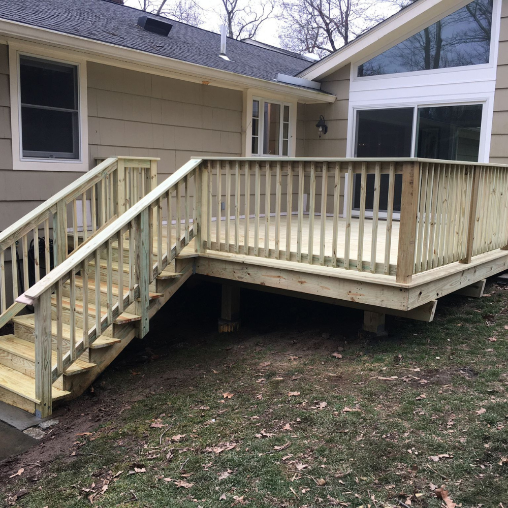 Upgrade your outdoor space with MS Construction's deck construction and remodeling services in Bridgeport, CT